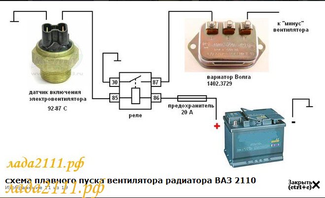 Схема плавного пуска вентилятора