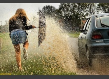 Что делать если пешехода обрызгала грязью машина