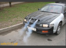 Как сделать струю дыма (пара) из ноздрей автомобиля