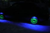 Подсветка арок колес ВАЗ 2110 (диски покрашены)