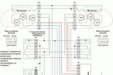 схема подключения электрозеркал на ВАЗ 2110