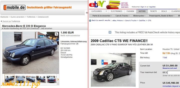 Сайты продажи авто в германии
