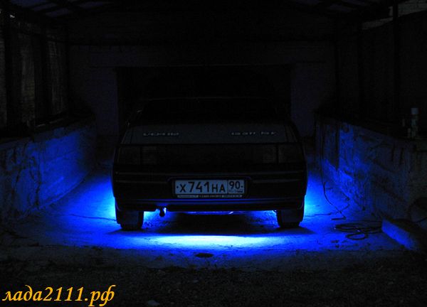 неоновая подсветка ВАЗ 2110