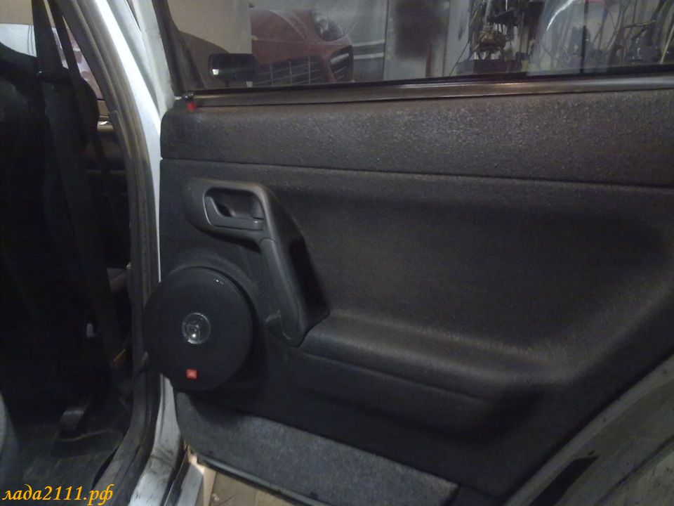 Установка динамиков в задние двери ВАЗ 2110