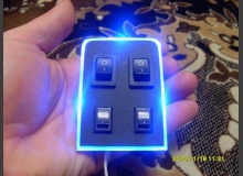 Подсветка кнопок светодиодами ВАЗ 2110